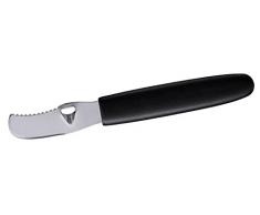 Professioneller Orangen-/Zitrusschäler, Serie ContacTools, aus extra geschärftem Edelstahl 18/0, Solinger Spitzenqualität, mit Ziselierhaken / Gesamtlänge: 16,5 cm | ERK