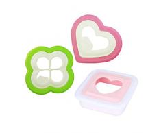 Hemoton 3 Stücke Sandwich Cutter Cartoon Nette Sandwich Maker Kuchen Cutter Form Diy Backwerkzeug für Kinder