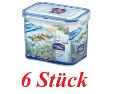 LOCK & LOCK Frischhaltedosen Set 6-teilig HPL 812 je 1,0 Liter