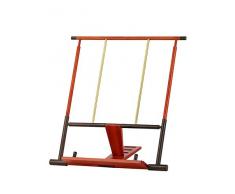 KELE Roten Holz Folding Kochbuchständer Inhaber, Mehrzweck Leseständer Kochbuch Restaurants Ipad Notebook Laptop Ständertablette Rack