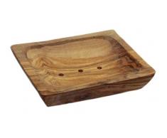 budawi- Olivenholz Seifenschale eckig 12 x 10cm, Schale-Dekoschale Ablage Olivenholz Seifenablage Olivenholzschale