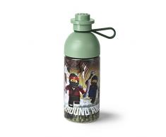 LEGO NINJAGO Movie Trinkflasche, Trink-/Sportflasche, 500 ml, zum Befüllen mit Eis, Sand Grün