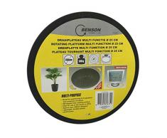 Megaprom 25cm Drehplatte Drehteller Drehscheibe PC Monitor Platte Halter Servierplatte Untersetzer