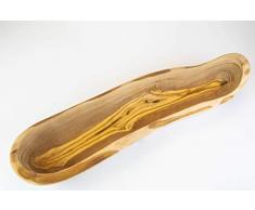Brotschale rustikal ohne Rinde aus Olivenholz (27-32cm)