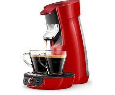 Philips Senseo HD6564/80 Viva Café Kaffeepadmaschine, 1450, Rot