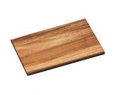 Kesper Frühstücksbrett aus Akazie, braun, 23 x 15 x 1 cm