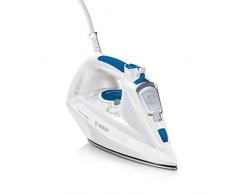 Bosch TDA302401W Dampfbügeleisen großer Wassertank 320 ml 2,400 W weiß/blau