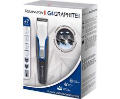 Remington Multi- Haarschneidemaschine G4 (inkl. 7 Aufsteckköpfe/-kämme, Netz-/Akkubetrieb), Bart Trimmer Herren, Haarschneider, Körper-, Ohr- & Nasenhaartrimmer, selbstschärfende Klingen, PG4000