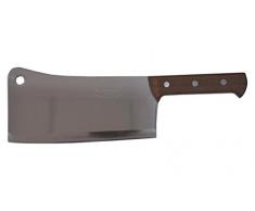 Dr. Richter Hackmesser XXL - Edition GIANT - (Klingenlänge: 25,5 cm, Gesamtlänge: 41 cm, Gewicht über 1 Kg, Edelstahl) Küchenbeil Metzgerbeil Hackbeil