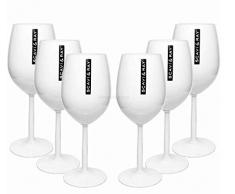 Scavi & Ray Ice Glas Gläser-Set - 6X Champagner/Wein Ice Gläser Weiss
