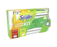 Swiffer Limited Edition Set (1 Bodenwischer und 8 Boden-Staubtücher und 1 Staubmagnet und 1 Tuch) 1er Pack