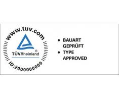 WENKO 18769100 Turbo-Loc Handtuchstange - Befestigen ohne bohren, Stahl, 46 x 6 x 5 cm, Chrom