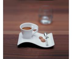 Villeroy & Boch NewWave Caffè Café au Lait-Tasse, 400 ml, Höhe: 10,1 cm, Premium Porzellan, Weiß