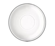 Einfach Bar Untertasse 14 cm für einfache Bar Glas Tee Tasse – Set 6 Stück – BORMIOLI Rocco Tempered Glas