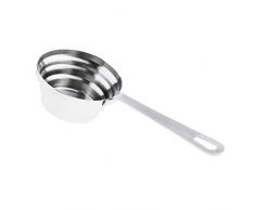 MagiDeal Messlöffel Dosierlöffel Edelstahl Kaffeelöffel Kaffeemaß Küche Bar Werkzeug, 15/30 / 45 / 60ml