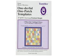 MARTI Michell one-derful Tumbler Vorlage 8 Größen – 2 durch 14 cm, Acryl, mehrfarbig