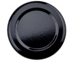 gouveo 18er Set Einmachgläser Mini 40 ml incl. Drehverschluss Schwarz, Vorratsgläser, Marmeladengläser, Einkochgläser, Gewürzgläser, Einweckgläser