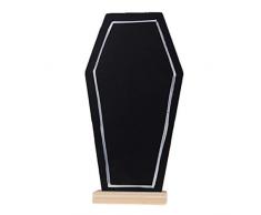 S-TROUBLE Holztafel Grabstein Tafel Tafel Nachricht Memo Kreidetafel Halloween Dekoration Tisch Kaffeezubehör