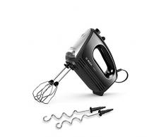 Bosch MFQ2520B CleverMixx Spotlight Handrührer, 500 W, LED-Beleuchtung, 4 Stufen, schwarz/silber