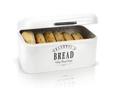 Granrosi Retro Brotkasten - Kompakte Brotbox hält Brot und Brötchen länger frisch und ist EIN Hingucker in jeder Küche