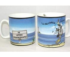 Hösti Jumbo Becher Strandmusikanten 11x10cm Porzellan