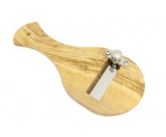 MAAJ TRÜFFELHOBEL NEU PROFI AUS OLIVENHOLZ MIT GLATTER KLINGE