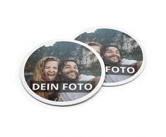 PhotoFancy® – Bierdeckel mit Foto personalisiert - Personalisierbare Bierdeckel Bedrucken (Pappe, 25er Set)