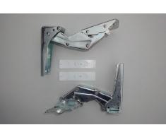 Türscharnierset (Kit) oben+unten für Kühlschränke von AEG, Bosch / Siemens 481147, Miele 2285121, Quelle
