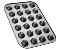 Zenker Cake-Pops Maker Set, 38,5 x 26,5 cm Special Creative, Backform für Kuchen am Stiel, inkl. Zubehör (Stiele, Tüten und Halter), Menge: 1 Stück, Farbe: schwarz