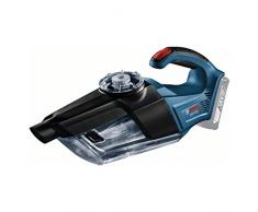 Bosch Professional 18V System Akku Handstaubsauger GAS 18V-1 (ohne Akkus und Ladegerät, mit Absaugrohr, Fugendüse, Teppichdüse, Behältervolumen 1 Liter, im Karton)