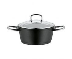 WMF Bueno Induction Kochtopf, hoch 20cm, Glasdeckel, Fleischtopf, 2,5l Aluguss beschichtet, Topf Induktion