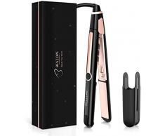 BESTOPE Haarglätter 2 in 1 Glätteisen und Lockenstab mit 11 Temperaturgrade 130℃-230℃ Digital LCD Anzeige 30s Schnelle Hitze 60 Minuten Ausschaltautomatik 25 mm Keramik Platte für alle Haartypen