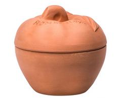 Römertopf kleiner Bräter für Bratapfel 14 x 13 cm