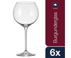 Leonardo Cheers Burgunderglas, 6-er Set, 750 ml, spülmaschinenfest, Teqton-Kristallglas, 061635
