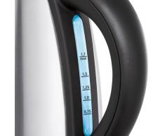 WMF BUENO Wasserkocher, 1,7 l, 2400 W, schnurlos, beleuchtete Wasserstandsanzeige, Kalk-Wasserfilter, cromargan matt/silber