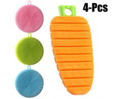 outgeek Gemüse Bürste Multifunktional Obst Bürste Gemüse Reinigung Bürste Gemüse Wäscher zum Küche