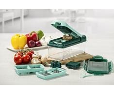 Genius Nicer Dicer Fusion Smart Julietti | Mint-Grün | 16 Teile | Alles-Schneider | Reiben | Julienne | Spiralen | Hobeln | Würfeln | Schneid-Gerät | Bekannt aus TV | NEU