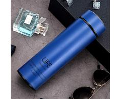 NO BAND Business Vakuum tragbare Edelstahl Thermoskanne Outdoor Sport Flasche Paar Geschenk Tasse Heißwasser Teebecher Junge Wasserkocher Travelcup-401-500ml_Blue