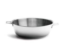 DE BUYER Sauteuse, Edelstahl, Silber, 24 cm