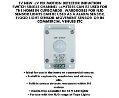 NEUE EV 12 V PIR BEWEGUNGSMELDER INDUKTIONSKOCHPLATTEN SCHALTER EINKANALIGE 5-8METRES CAN VERWENDET WERDEN für DAS ZUHAUSE IN SCHRÄNKEN, SCHRÄNKEN für LICHTER KÖNNEN NJD SENSOR GENUTZT WERDEN ALARMSENSOR, FLUTLICHT LICHTSENSOR,