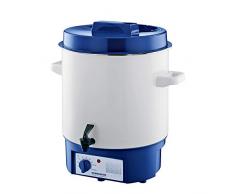 WAS 3413 290 2-Schicht Emaillierung Einkochautomat mit Integriertem Ablaufhahn und Einlegerost, 27 L, 36cm Durchmesser, 48cm Höhe, 230 V/1800 W