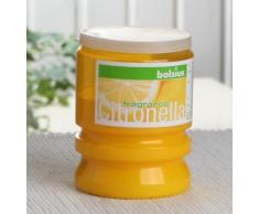 Zitronella-Partylights im Plastikbecher, 8,5x6,5 cm Ø, gelb