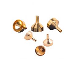 Romote Kleine Metall-Trichter für Füllen Kleinen Mini Flaschen oder Behälter (Set von 6)