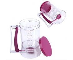 900 ML Cupcake Pfannkuchenteig Hand Dispenser Mix Gebäck Krug Waffel Messbecher Muffin Helfer Backen Küche Werkzeug