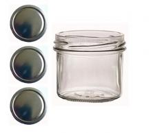 20 Sturzgläser 125 ml Marmeladengläser Einmachgläser Einweckgläser To 66 Gold