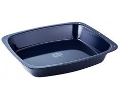 Dr. Oetker Brat-/Auflaufform, robuster Bräter der Serie Back-Liebe Emaille, Familien-Bratform für Lasagne, Hähnchen und Gemüse, Quarz-Emaille-Beschichtung, Menge: 1 Stück