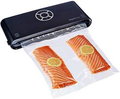 AmazonBasics - Vakuumierer, 30 cm Naht + 10 Vakuumierbeutel, Schwarz