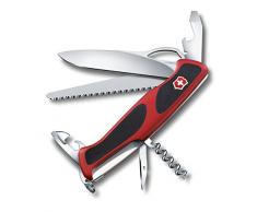 Victorinox Taschenmesser Ranger Grip 79 (12 Funktionen, Einhand-Feststellklinge) rot/schwarz