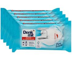 Feuchte Reinigungstücher in Spenderverpackung - 250 Stück - 5er Pack (Inhalt 5 x 50 Stück) - Pure Frische