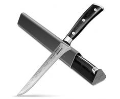SKY LIGHT Damastmesser Ausbeinmesser Filetiermesser Fleischmesser Profi 15cm Kochmesser Damaskus 67-Schicht Hand Gefertigt, Japanischem Damaststahl AUS10V High Carbon Edelstahl mit Geschenkbox